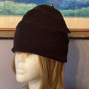 Black color Cuddl Duds polar fleece beanie new
